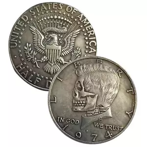 1974 Half Dollar Uncirculated Coin - RARE VINTAGE 50 YEAR OLD COIN - Picture 1 of 10