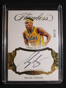 2016-17 inchiostro premium MYLES TURNER 2016-17 impeccabile ORO #8/10 - Foto 1 di 1