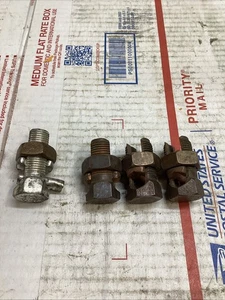 3 Stück 10H BKB 4-1/0 STR 4-50 Split Bolt Connector Copper Lug +1 AL ED4U 4070 - Bild 1 von 6