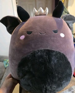 👑 Super RARE -Squishmallows Original 16" Ambergris – Burgundy Goblin King (New) - Picture 1 of 4