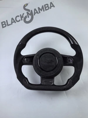 Cuadro + cubierta del volante de fibra de carbono Alcantara para Audi R8 TT TTS TTRS RS3RS6 Foto 1 de 4