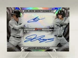 2024 Bowman's Best COLSON MONTGOMERY & JACOB GONZALEZ Refractor Dual Auto /75 - Picture 1 of 2