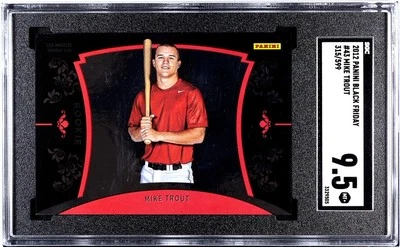 2012 Mike Trout Panini Black Friday RC Rookie Card #43 SGC graded 9.5 🔥 - Image 1 of 3