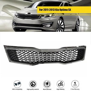 Grille Bumper Fit For Kia Optima SX 2011-2013 Upper Black Honeycomb Plastic - Foto 1 di 5