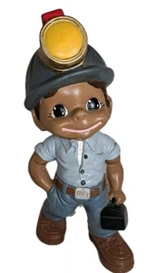 Vintage Young Coal Miner "The Atlantic Mold Company" Sammlerstücke 11" - Bild 1 von 10