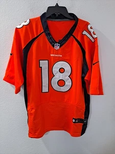 Camiseta deportiva clásica naranja Nike NFL Peyton Manning Denver Broncos #18 para hombre 48 grande - Imagen 1 de 9
