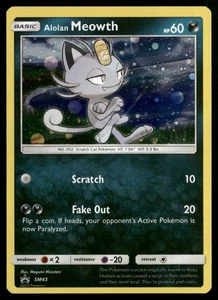 Alolan Meowth - SM Promos SM43 Pokemon TCG - Picture 1 of 2