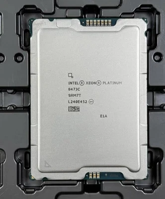 Intel Xeon Platinum 8473C QS CPU 52 Cores 104 Threads 2.1GHz LGA4677 Processors - Image 1 of 2