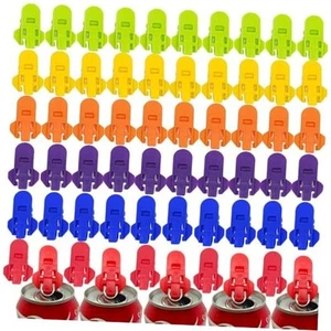 Easy Can Opener,60 Pcs Colorful Soda Beer Can Opener & Beverage Can Cover - Picture 1 of 8
