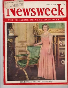 Newsweek 1944, April 17, H.R.H. Princess Eilzabeth Mary, Palau: Garden Fortress - Picture 1 of 1