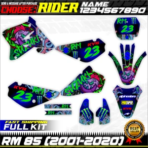 Suzuki RM 85 2001-2020 kit graphics decals stickers rm85 wrap decal graphic - Picture 1 of 2