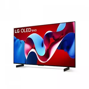 Lg Smart TV 42" 4K UHD OLED Evo Web OS DVBT2/C/S2 Classe G Marrone OLED42C44LA - Foto 1 di 8