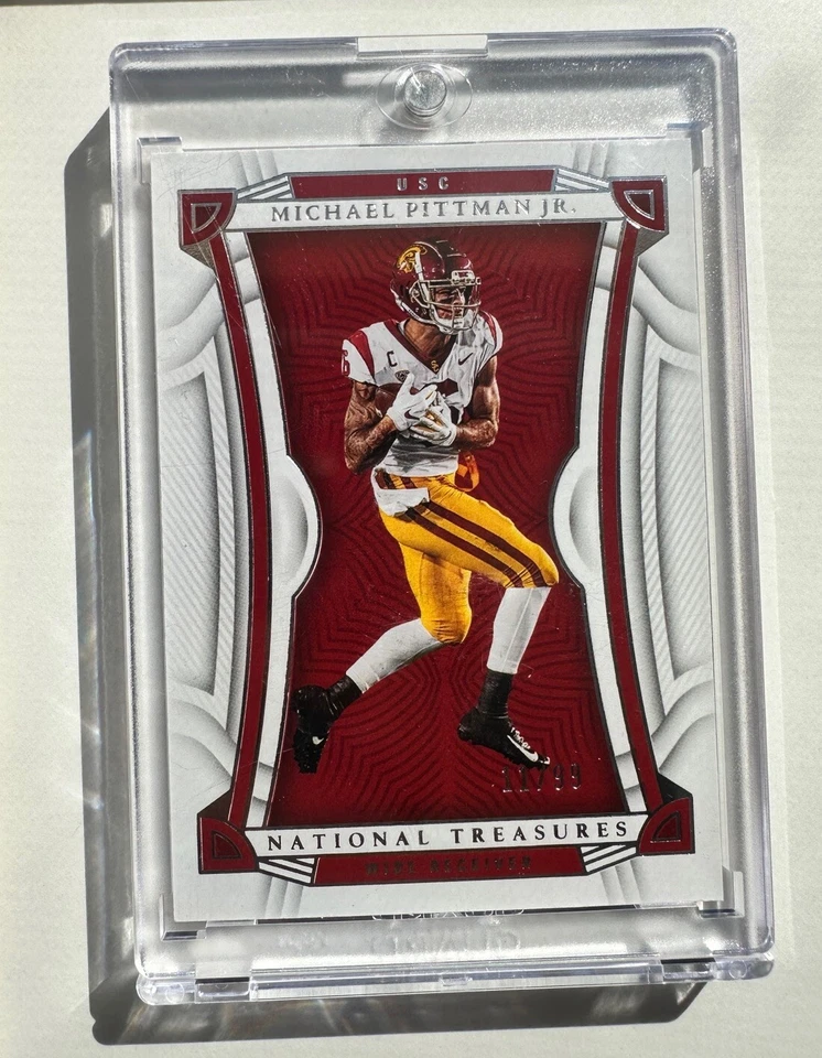 2023 Panini National Treasures Collegiate - Silver #27 Michael Pittman Jr. /49 - Image 1 of 2
