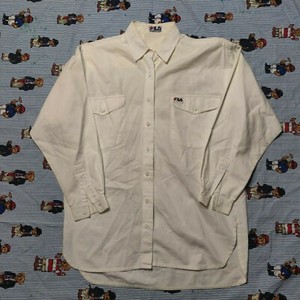 fila button down shirt