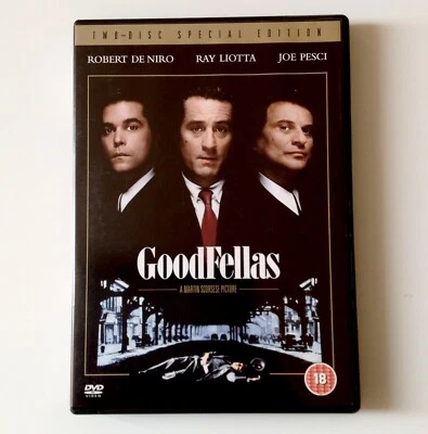 Goodfellas w/ Robert De Niro, Joe Pesci   DVD Rated 18  Region 2 (UK) - Image 1 of 4