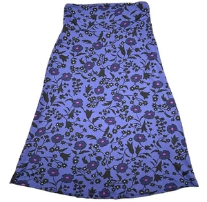 Gilli Skirt Women Small Purple Cottagecore Floral Boho Maxi Stretch Lightweight - Picture 1 of 9
