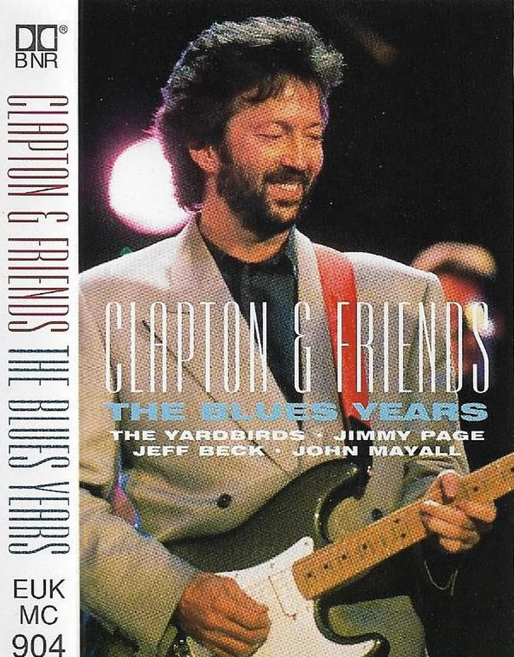 ERIC CLAPTON & FRIENDS BLUES YEARS CASSETTE ALBUM JIMMY PAGE JEFF BECK MAYALL - Image 1 of 4