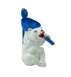 Antique German Polar Bear Form Porcelain Syrup Pitcher - Picture 1 of 9