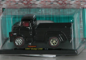 M2 Machines Auto Trucks Premium 1957 Dodge COE Work R17 #11-12 Black 1:64 R - Picture 1 of 5