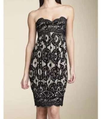 Vestido Diane Von Furstenberg tamanho 4 Marcella preto veludo sem alças $495 - Imagem 1 de 4