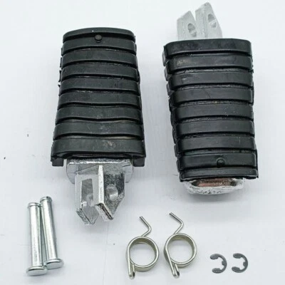 Clavijas delanteras reposapiés reposapiés para Yamaha XV750 Virago 750 1984 1985-1998 Foto 1 de 4