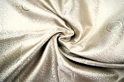 1 Yard  Gold Shinny Thin Silky  Fabric 36 X 44" - Image 1 of 4