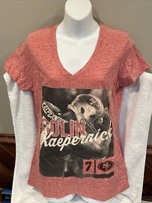 МИЛЫЙ Сан-Франциско 49ers женщин Md Majestic вентилятор моды розовый футболка, новый и изящный! - Изображение 1 из 4