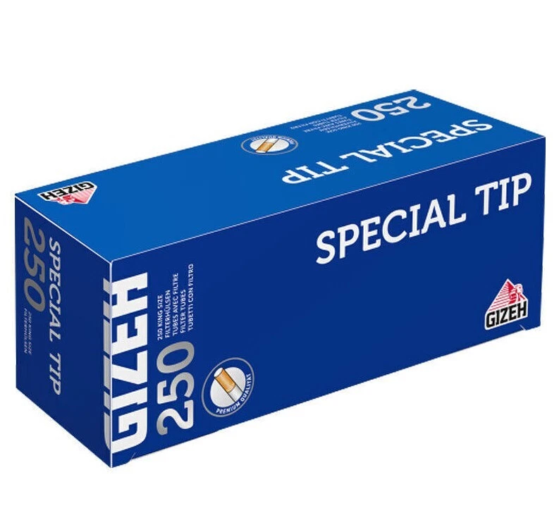 Gizeh Special Tip Zigarettenhülsen Hülsen - 250 Pro Box - Bild 1 von 1