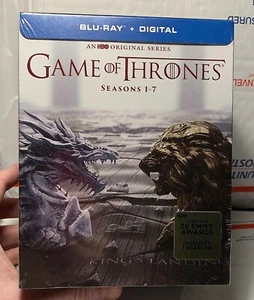 NEW GAME OF THRONES SEASON 1-7 ON BLU-RAY+DIGITAL HD BOXSET! FACTORY SEALED - Picture 1 of 6