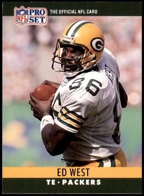 Ed West #115 1990 Pro Set - Image 1 of 2