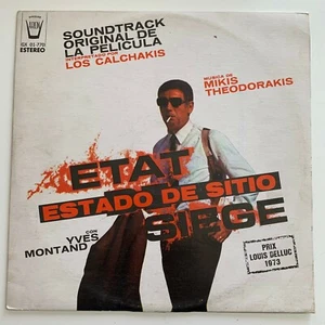 Estado de Sitio, Soundtrack By Los Calchakis 1975 Mexican Lp - Picture 1 of 4