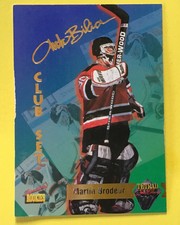 🏒1995 Signature Rookies Tetrad Autobilia #95 Martin Brodeur