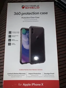 GENUINE ZAGG iPhone XS / X Invisible Shield 360 Protection Case  - Picture 1 of 4