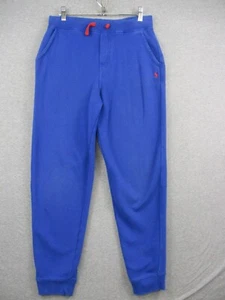 Polo Ralph Lauren Fleece Lined Sweatpants XL 18-20 Blue Drawstring - Picture 1 of 11