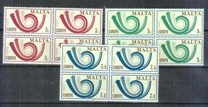 MALTA 1973 EUROPA CEPT BLOQUE DE 4 SERIES NUEVAS - Imagen 1 de 1