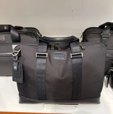 NEW Tumi Fremont OWENS 16” Ballistic Nylon Slim Brief Laptop Briefcase  - BLACK - Image 1 of 4