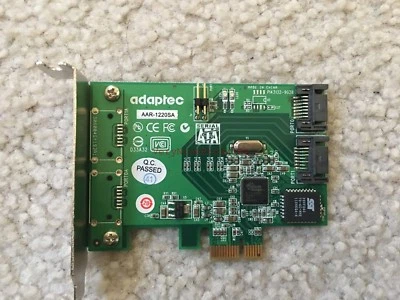 Pull from NEW System Adaptec AAR-1220SA SATA RAID Controller Card PCA-00279-01-B - Image 1 of 3