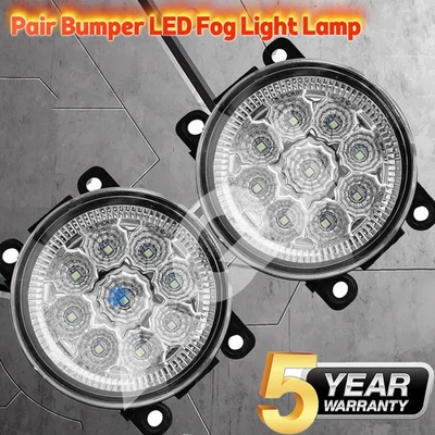 For Ford Fiesta 2014-2019 Frontier Front Bumper LED Fog Lights Driving Lamps — 第 1/4 张图片