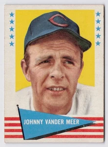 1961 Fleer Baseball Greats Johnny Vander Meer #147 Poor Condition LOW GRADE - Picture 1 of 2