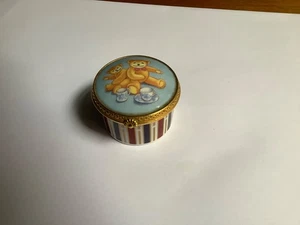 Royal Worcester Teddybär Schmuckschatulle Kenner Sammlung mit Box England - Bild 1 von 3