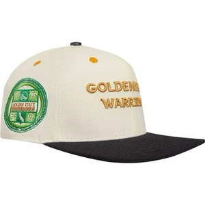 Golden State Warriors Album Cover Snapback Hat - Cream/Black OSFM NEW Msrp 39.99 - Picture 1 of 5