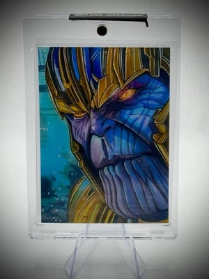 Marvel Sketch Card of  Thanos Sketch Munchies - Image 1 of 2