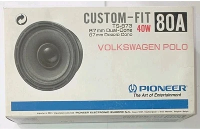 Altoparlanti Pioneer Ts-873 80a Custom Fit Doppio Cono 40w Volkswagen Polo  - Immagine 1 di 3