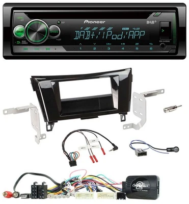 Pioneer USB MP3 DAB Lenkrad CD Autoradio für Nissan Qashqai X-Trail 14-17 24 Pin - Bild 1 von 4