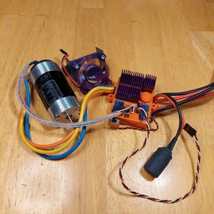 Novak HV Maxx Esc Brushless Motor Combo 4.5T EMAXX Usa-1 Txt-1 Hpi E-zilla - Picture 1 of 9