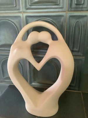 Gilde Dekofigur Mattweiss - Bild 1 von 2