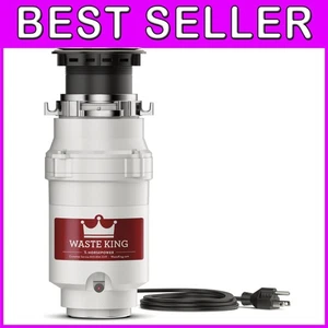 Compact Stainless Steel Garbage Disposer with 2,600 RPM Motor for Efficiency - Picture 1 of 12