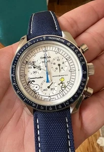 Last One Swatchmod Snoopy Swatch stainless steel case Moonwatch - Picture 1 of 20