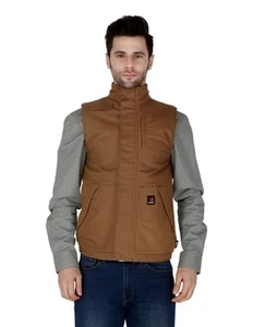 Forge FR Work Vest Mens Flame Resistant Ripstop Zipper MFRTV01-0041 - Picture 1 of 5