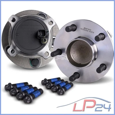 2x MOYEU+ROULEMENT DE ROUE+ABS ARRIÈRE GAUCHE+DROIT POUR FORD FOCUS C-MAX 03-07 - Photo 1/3